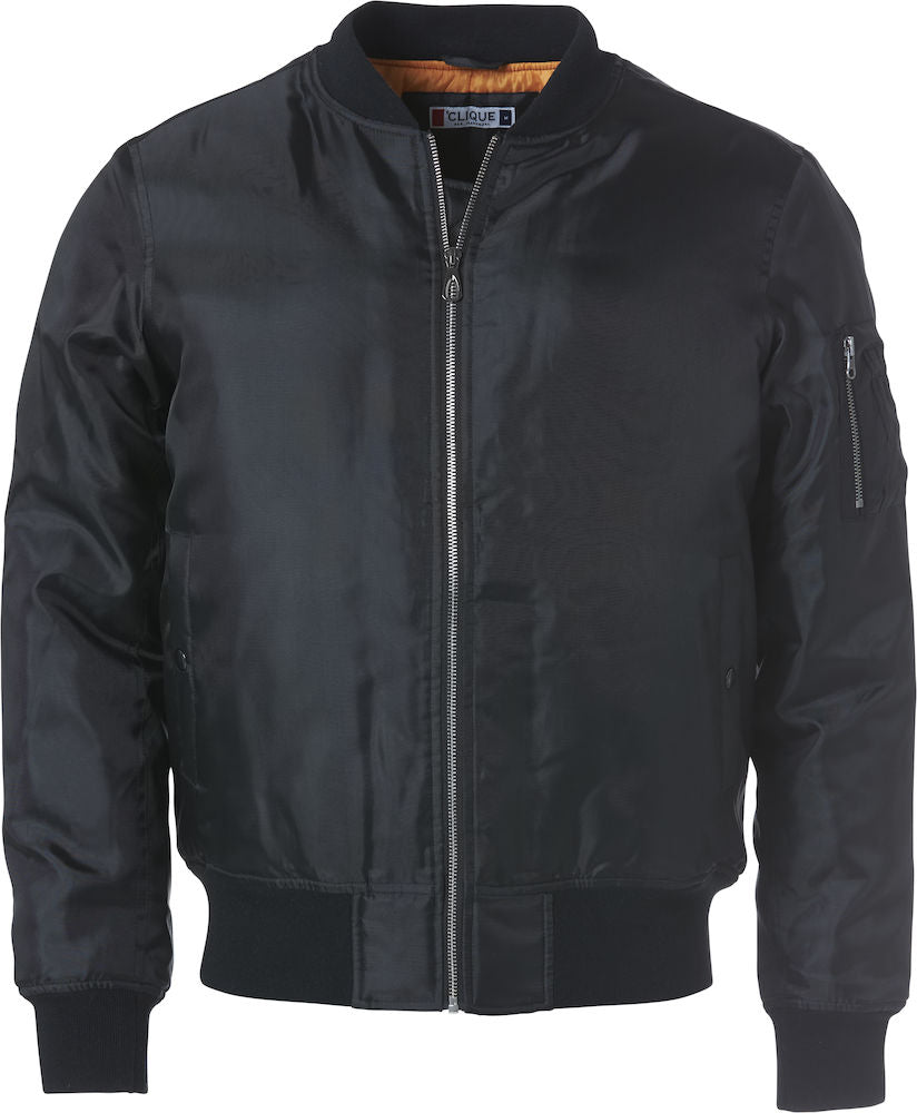 Clique Bomber Jacket- Classic Unisex Bomber Jacket in 3 Colours. XS-3XL. - Summer Jacket - Logo Free Clothing