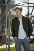 Clique Bomber Jacket- Classic Unisex Bomber Jacket in 3 Colours. XS-3XL. - Summer Jacket - Logo Free Clothing
