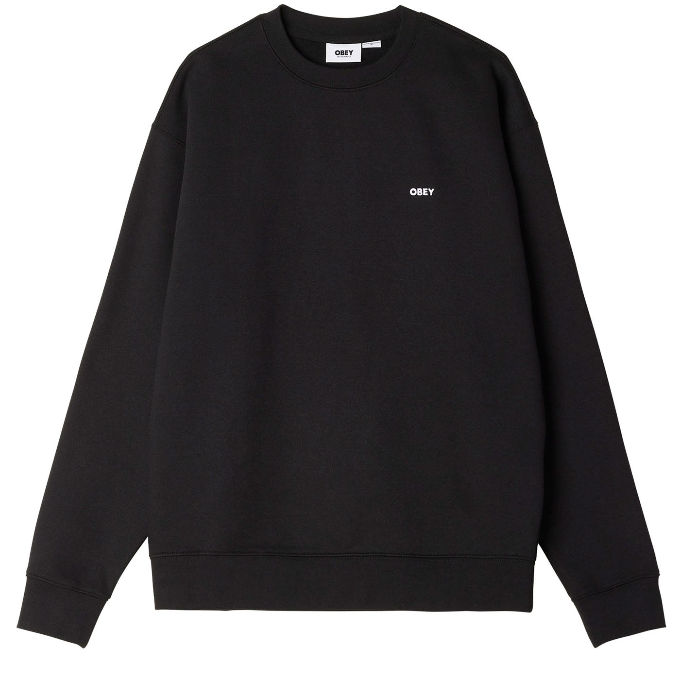 Obey Established Works Bold Crew (Black)