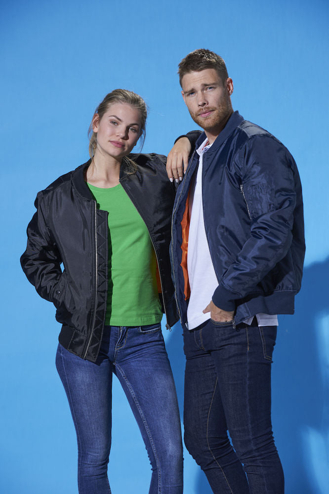 Clique Bomber Jacket- Classic Unisex Bomber Jacket in 3 Colours. XS-3XL. - Summer Jacket - Logo Free Clothing