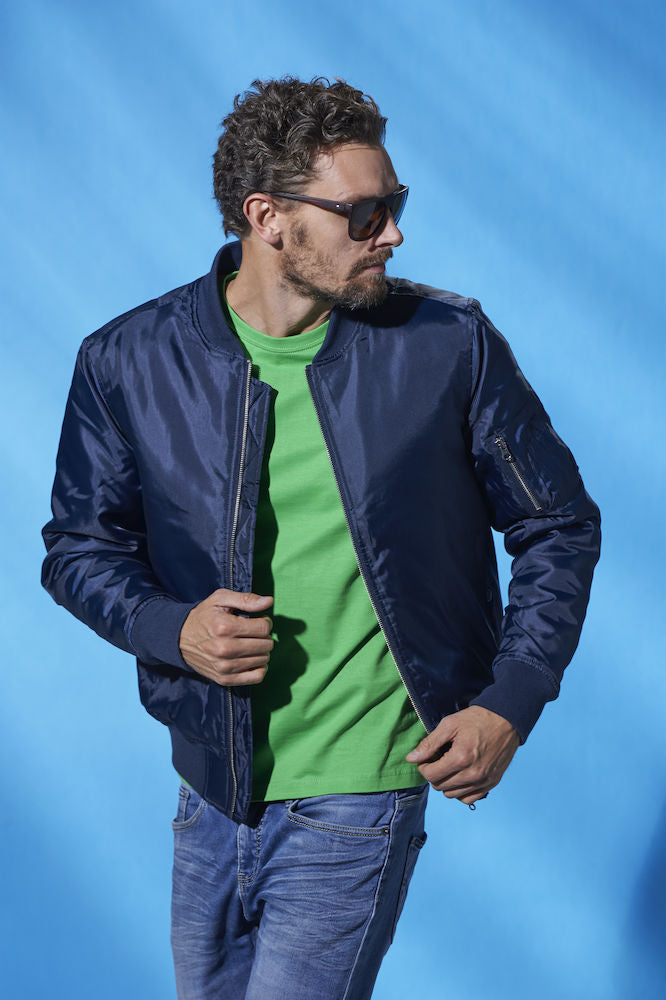 Clique Bomber Jacket- Classic Unisex Bomber Jacket in 3 Colours. XS-3XL. - Summer Jacket - Logo Free Clothing
