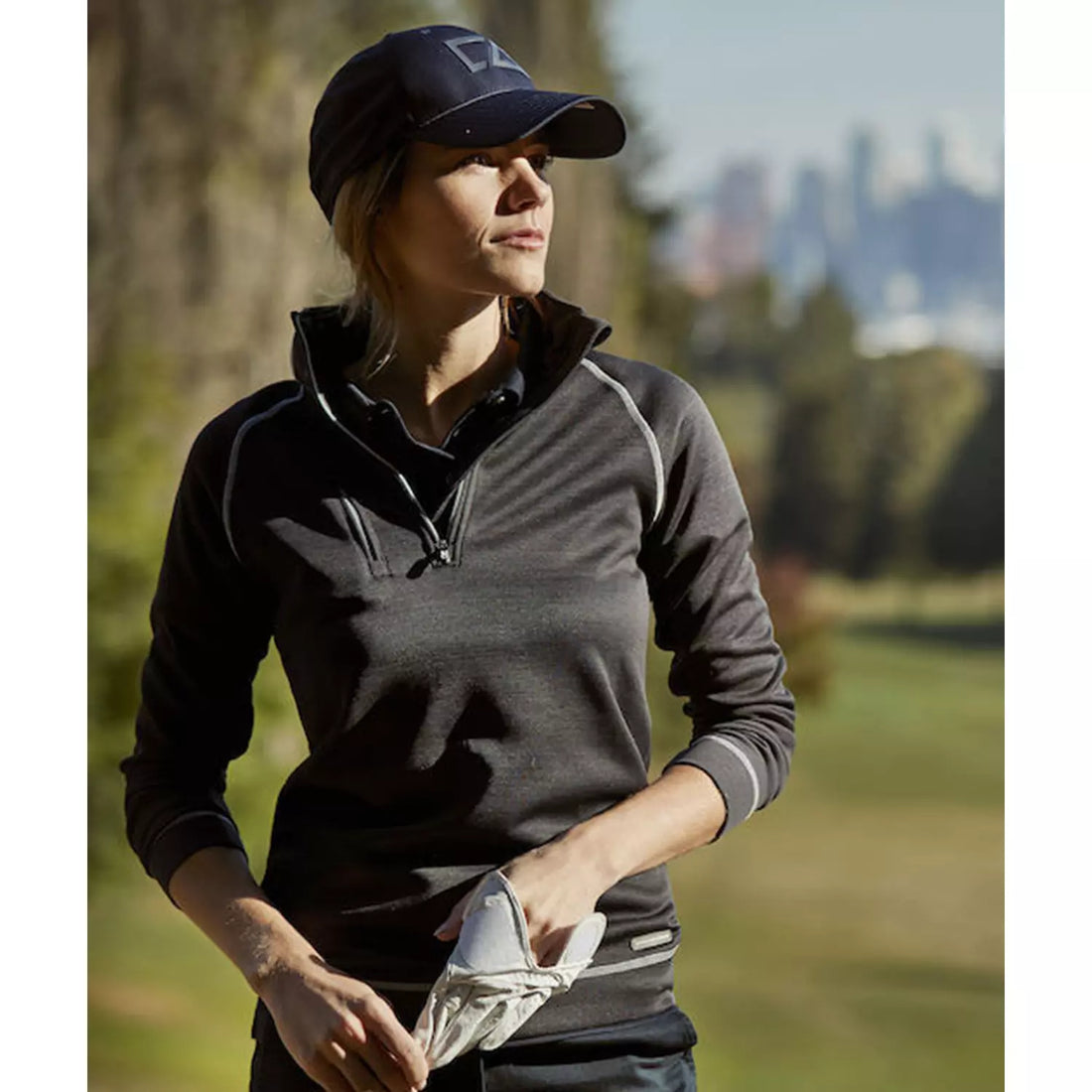 Cutter & Buck | Chambers Half Zip Women | Logo Free Clothing