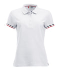 Clique Newton Ladies Cotton Polo Shirt. Contrast Colour Collar. 6 Colours. S-XL. - Polo Shirt - Logo Free Clothing