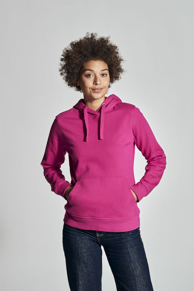 Cottover Ladies Eco Hoodie. Fairtrade Organic Cotton Sweater Hoodie. 14 Colours XS-2XL - Hoodie - Logo Free Clothing
