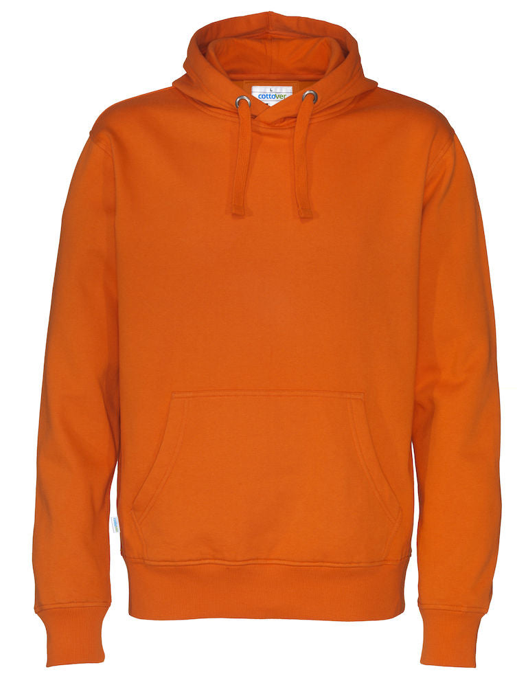 Cottover Mens Eco Hoodie. Fairtrade Organic Cotton Sweater Hoodie. 14 Colours S-4XL - Hoodie - Logo Free Clothing