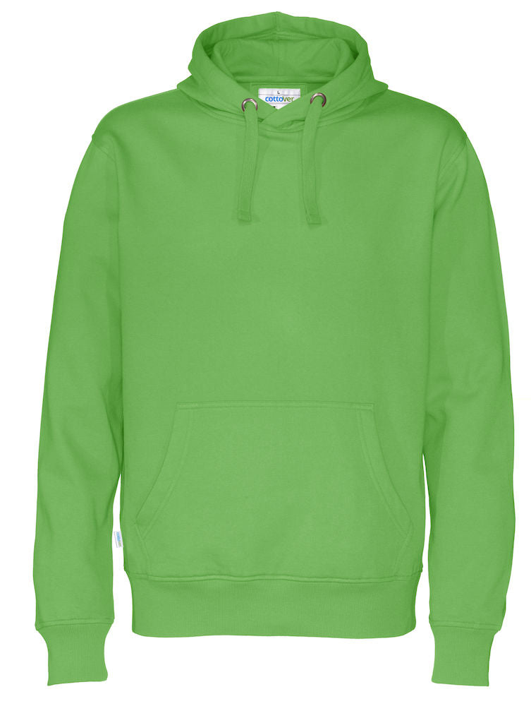 Cottover Mens Eco Hoodie. Fairtrade Organic Cotton Sweater Hoodie. 14 Colours S-4XL - Hoodie - Logo Free Clothing