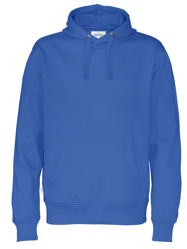 Cottover Mens Eco Hoodie. Fairtrade Organic Cotton Sweater Hoodie. 14 Colours S-4XL - Hoodie - Logo Free Clothing
