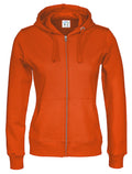 Cottover Ladies Zipped Eco Hoodie. Fairtrade Organic Cotton. 14 Colours XS-2XL - Hoodie - Logo Free Clothing