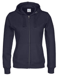 Cottover Ladies Zipped Eco Hoodie. Fairtrade Organic Cotton. 14 Colours XS-2XL - Hoodie - Logo Free Clothing