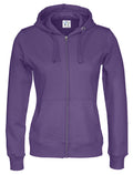 Cottover Ladies Zipped Eco Hoodie. Fairtrade Organic Cotton. 14 Colours XS-2XL - Hoodie - Logo Free Clothing