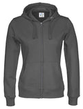 Cottover Ladies Zipped Eco Hoodie. Fairtrade Organic Cotton. 14 Colours XS-2XL - Hoodie - Logo Free Clothing