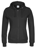 Cottover Ladies Zipped Eco Hoodie. Fairtrade Organic Cotton. 14 Colours XS-2XL - Hoodie - Logo Free Clothing
