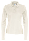 Cottover Ladies Eco Long Sleeve Polo Shirt. Fairtrade Organic Cotton Pique Polo. 14 Colours XS-2XL - Polo Shirt - Logo Free Clothing