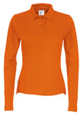 Cottover Ladies Eco Long Sleeve Polo Shirt. Fairtrade Organic Cotton Pique Polo. 14 Colours XS-2XL - Polo Shirt - Logo Free Clothing