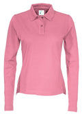 Cottover Ladies Eco Long Sleeve Polo Shirt. Fairtrade Organic Cotton Pique Polo. 14 Colours XS-2XL - Polo Shirt - Logo Free Clothing