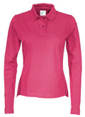 Cottover Ladies Eco Long Sleeve Polo Shirt. Fairtrade Organic Cotton Pique Polo. 14 Colours XS-2XL - Polo Shirt - Logo Free Clothing