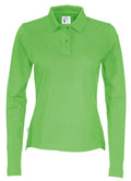 Cottover Ladies Eco Long Sleeve Polo Shirt. Fairtrade Organic Cotton Pique Polo. 14 Colours XS-2XL - Polo Shirt - Logo Free Clothing