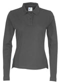 Cottover Ladies Eco Long Sleeve Polo Shirt. Fairtrade Organic Cotton Pique Polo. 14 Colours XS-2XL - Polo Shirt - Logo Free Clothing