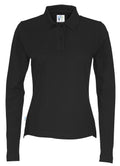Cottover Ladies Eco Long Sleeve Polo Shirt. Fairtrade Organic Cotton Pique Polo. 14 Colours XS-2XL - Polo Shirt - Logo Free Clothing