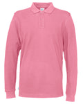 Cottover Mens Eco Long Sleeve Polo Shirt. Fairtrade Organic Cotton Pique Polo. 13 Colours S-4XL - Polo Shirt - Logo Free Clothing