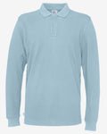 Cottover Mens Eco Long Sleeve Polo Shirt. Fairtrade Organic Cotton Pique Polo. 13 Colours S-4XL - Polo Shirt - Logo Free Clothing