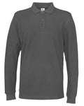 Cottover Mens Eco Long Sleeve Polo Shirt. Fairtrade Organic Cotton Pique Polo. 13 Colours S-4XL - Polo Shirt - Logo Free Clothing