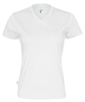 Cottover Ladies Eco V Neck Tee Shirt. Fairtrade Organic Cotton. 14 Colours. XS-2XL - Tee Shirt - Logo Free Clothing
