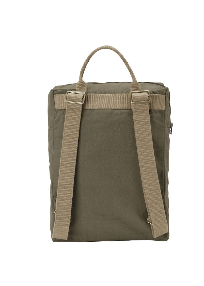Cottover Canvas Zipped Daypack | Fairtrade Organic Canvas Backpack | GOTS | Sustainable | 2 Colours - Bag - Logo Free Clothing