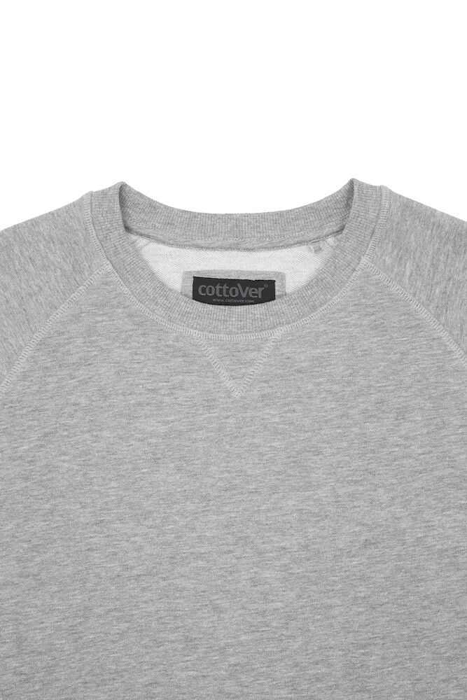 Cottover Ladies Heavyweight Crewneck Sweatshirt | GOTS Organic Cotton | 3 Colours | XS-2XL - Sweatshirt - Logo Free Clothing