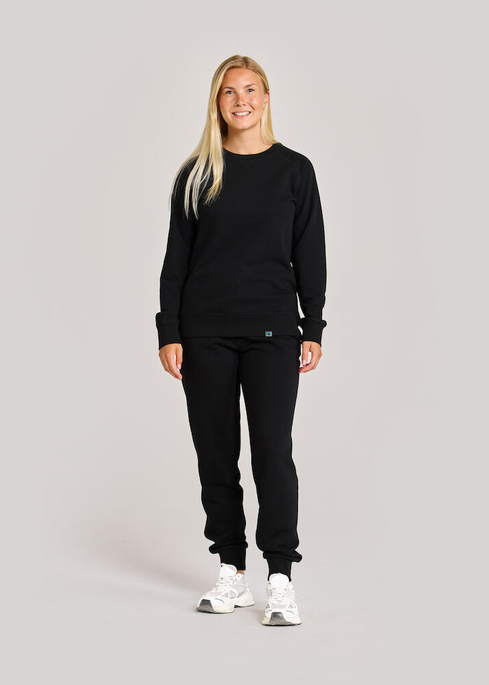 Cottover Ladies Heavyweight Crewneck Sweatshirt | GOTS Organic Cotton | 3 Colours | XS-2XL - Sweatshirt - Logo Free Clothing
