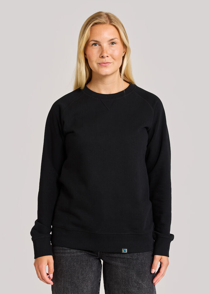 Cottover Ladies Heavyweight Crewneck Sweatshirt | GOTS Organic Cotton | 3 Colours | XS-2XL - Sweatshirt - Logo Free Clothing