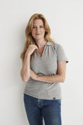 Cottover Organic Cotton Stretch Ladies Polo Shirt | Elastane | GOTS | Fairtrade | 3 Colours | XS-2XL - Polo Shirt - Logo Free Clothing