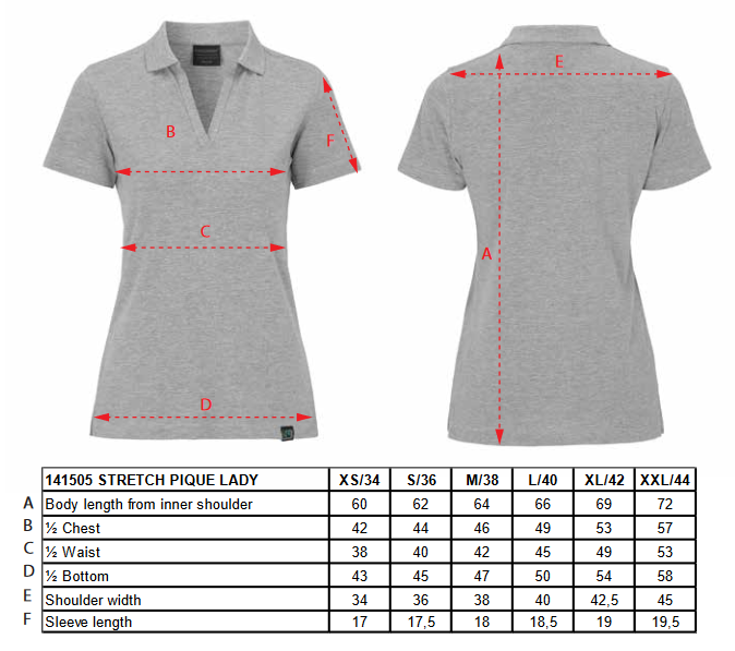 Cottover Organic Cotton Stretch Ladies Polo Shirt | Elastane | GOTS | Fairtrade | 3 Colours | XS-2XL - Polo Shirt - Logo Free Clothing