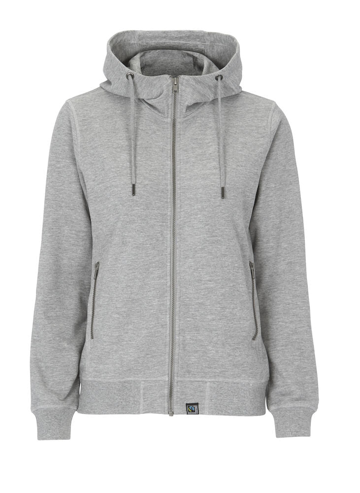 Cottover Ladies Heavyweight Zip-Up Hoodie | GOTS | French Terry Organic Cotton | XS-2XL - Hoodie - Logo Free Clothing