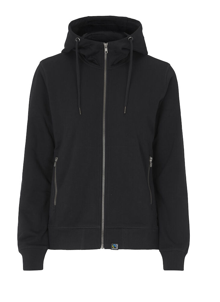 Cottover Ladies Heavyweight Zip-Up Hoodie | GOTS | French Terry Organic Cotton | XS-2XL - Hoodie - Logo Free Clothing