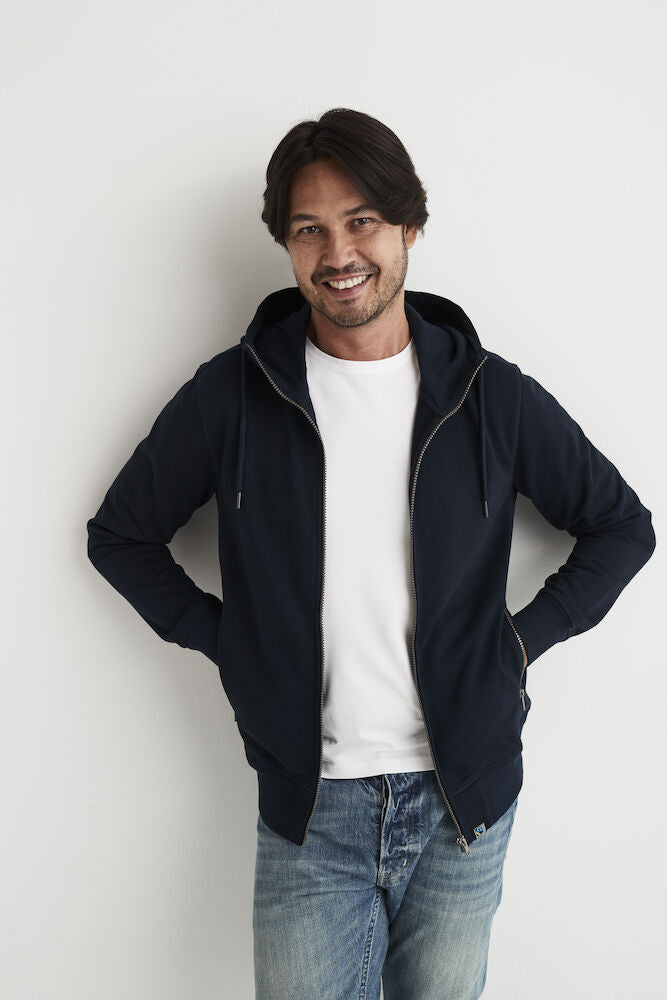 Cottover Mens Heavyweight Zip-Up Hoodie | GOTS | French Terry Organic Cotton | S-4XL - Hoodie - Logo Free Clothing