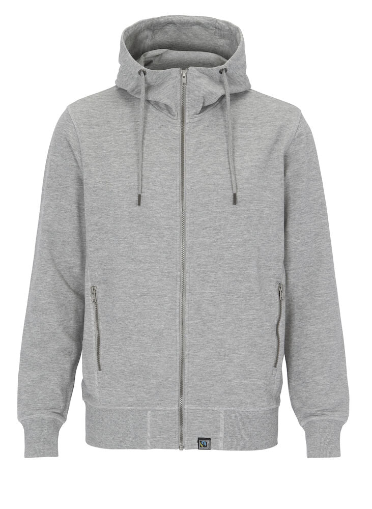 Cottover Mens Heavyweight Zip-Up Hoodie | GOTS | French Terry Organic Cotton | S-4XL - Hoodie - Logo Free Clothing