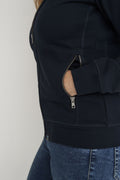 Cottover Ladies Heavyweight Zip-Up Sweatshirt | GOTS | French Terry Organic Cotton | S-2XL - Sweatshirt - Logo Free Clothing