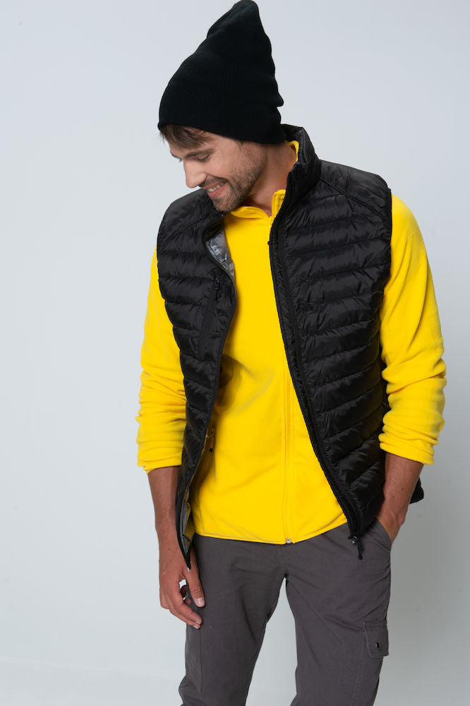Clique Hudson Mens Light Padded Gilet. 5 Colours. XS-3XL - Gilet - Logo Free Clothing