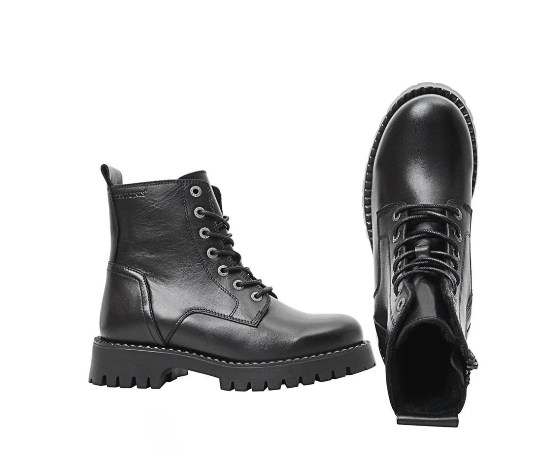 Black Laced Boot