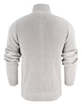 James Harvest Flatwillow 1/4 Zip Heavy Knit Jumper. Unisex. 3 Colours XS-3XL - Knitwear - Logo Free Clothing