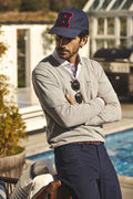 James Harvest Ashland Mens Cotton Jumper | V-Neck Knitwear | Soft Touch | 5 Colours | S-3XL - Knitwear - Logo Free Clothing