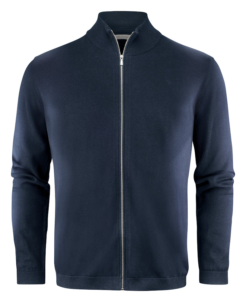 James Harvest Ashland Mens Zip-Up Jumper | Full Zip Knitwear | Organic Cotton | 3 Colours | S-3XL - Knitwear - Logo Free Clothing
