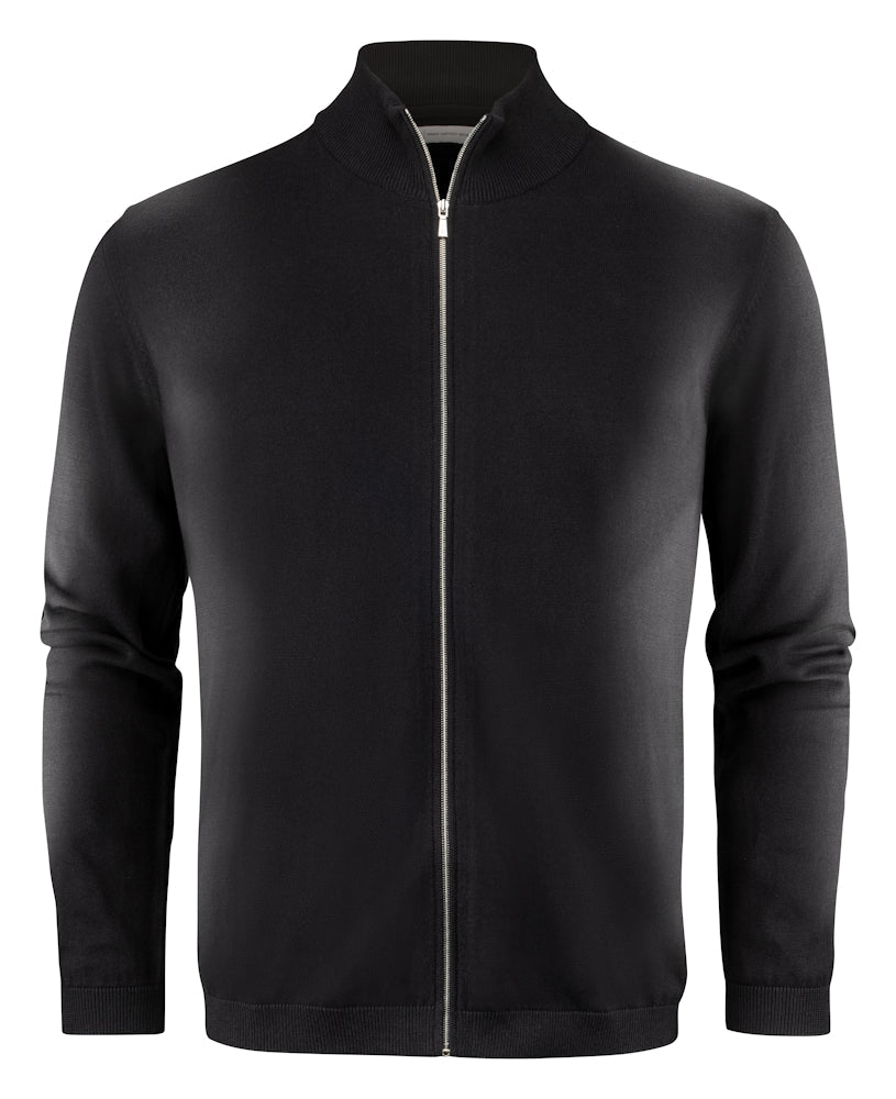 James Harvest Ashland Mens Zip-Up Jumper | Full Zip Knitwear | Organic Cotton | 3 Colours | S-3XL - Knitwear - Logo Free Clothing