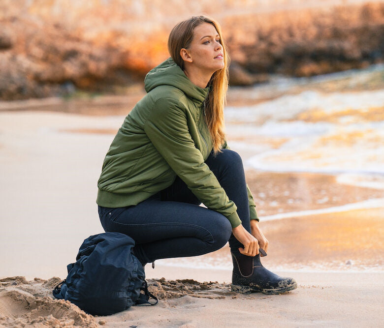 James Harvest Franklin Ladies Zip-Up Jacket | Recycled Hooded Jacket | 2 Colours | XS-2XL - Summer Jacket - Logo Free Clothing