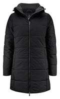 James Harvest Nordmont Ladies Padded Winter Coat | Recycled | Navy or Black | XS-2XL - Winter Jacket - Logo Free Clothing
