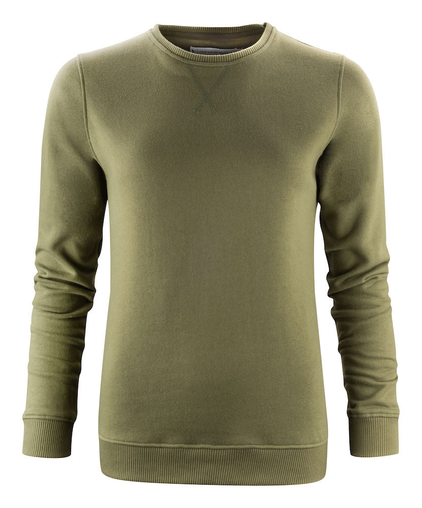 James Harvest Alder Ladies Crewneck Eco-Sweater. Organic Cotton Mix. 3 Colours. XS-2XL - Sweatshirt - Logo Free Clothing