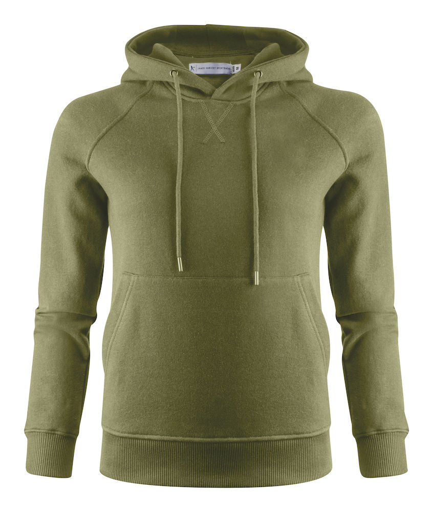 James Harvest Hardin- Ladies Eco Hoodie. Raglan Sleeves. 80/20 Organic Cotton/ Recycled Polyester. XS-2XL - Hoodie - Logo Free Clothing