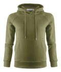 James Harvest Hardin- Ladies Eco Hoodie. Raglan Sleeves. 80/20 Organic Cotton/ Recycled Polyester. XS-2XL - Hoodie - Logo Free Clothing