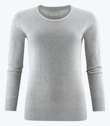 James Harvest Ashland Ladies Cotton Jumper | U-Neck Knitwear | Soft Touch | 3 Colours | XS-2XL - Knitwear - Logo Free Clothing